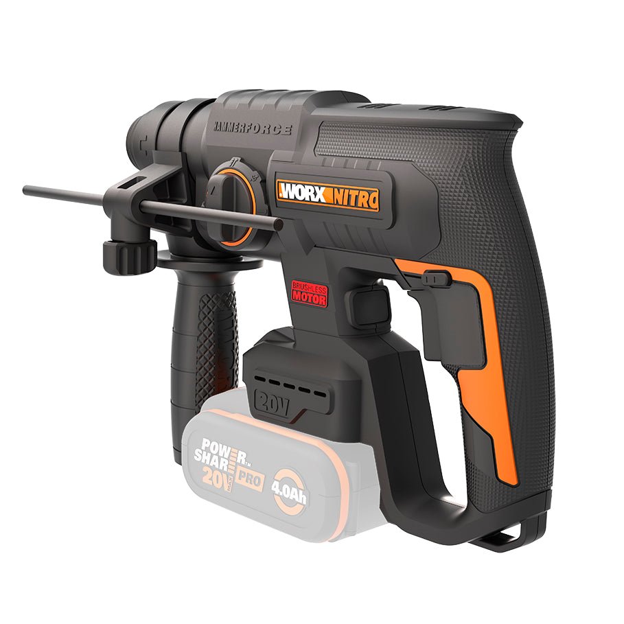 Worx WX381.9 - Martillo SDS - Plus BL 20V (Sin batería) - Ferrotecnia