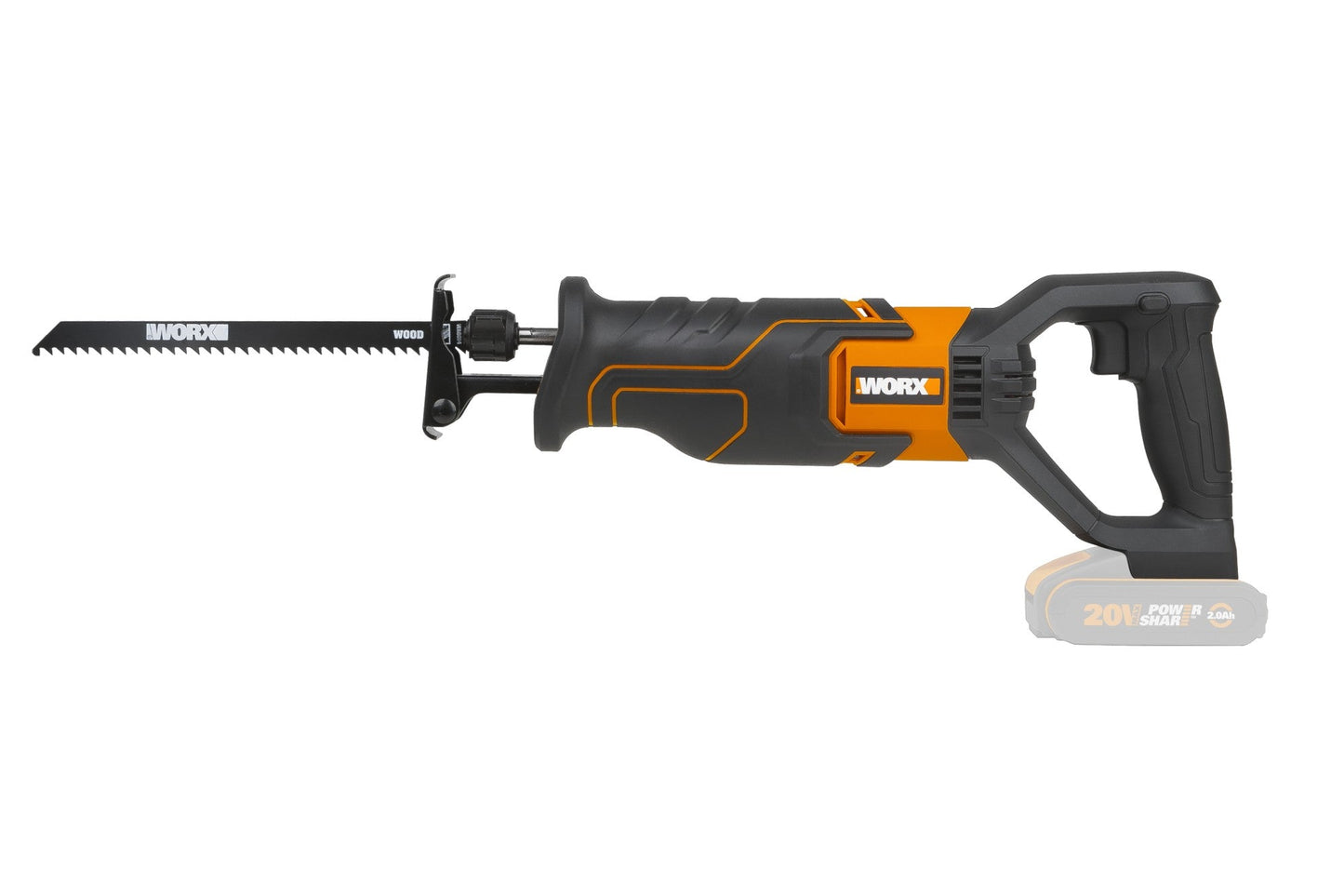 Worx WX500.9 - Sierra de sable 20V (Sin batería) - Ferrotecnia