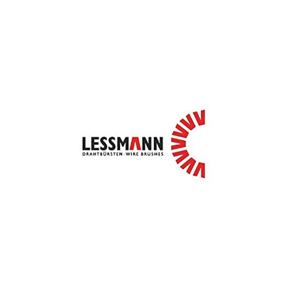 LessMann 453361 - Brocha con espiga LessMann 23x25x68 mm. alambre de acero inoxidable ondulado ROF 0,30