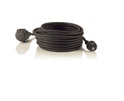 Hedi VK25NF - Alargador Hedi 25 m. cable de goma de neopreno 3G1,5 color negro IP44 - Ferrotecnia