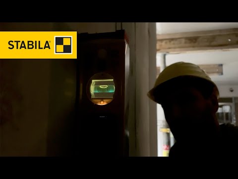 Stabila 173920 - Nivel de burbuja iluminado de 60 cm Serie 196-2LED