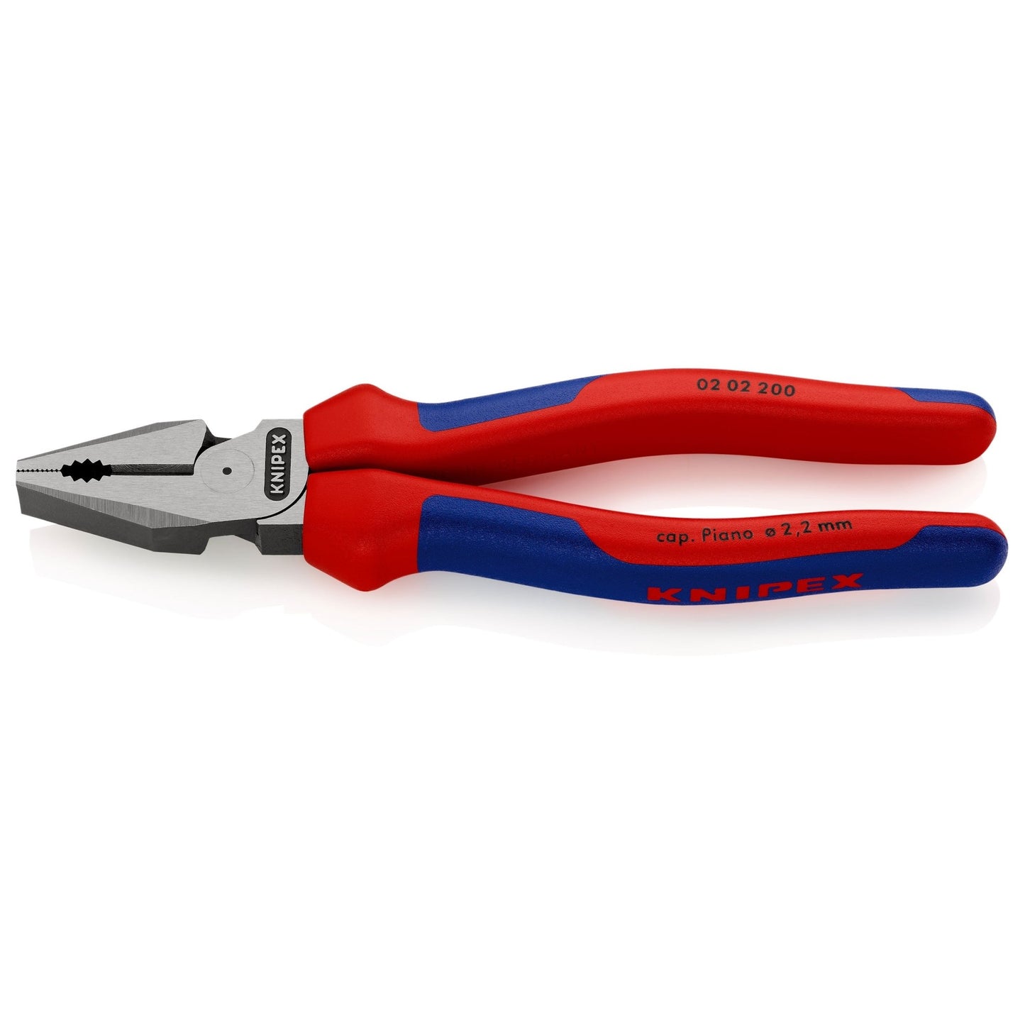 Knipex 02 02 200 - Alicate universal de fuerza 200 mm con mangos bicomponentes - Ferrotecnia