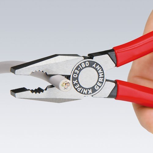 Knipex 03 01 200 EAN - Alicate universal Knipex 200 mm. con mangos PVC - Ferrotecnia
