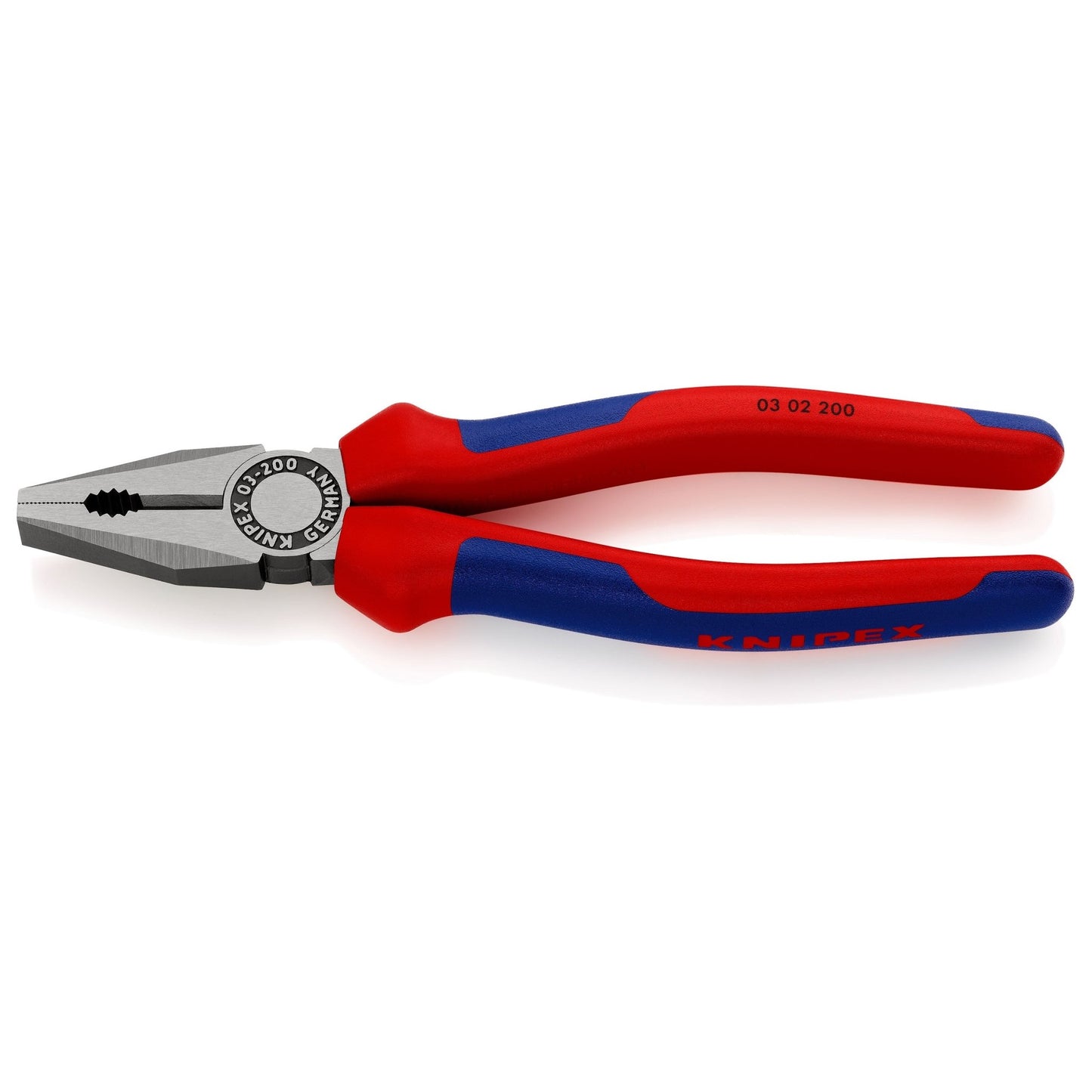 Knipex 03 02 200 - Alicate universal 200 mm con mangos bicomponentes - Ferrotecnia
