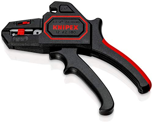 Knipex 12 62 180 SB - Pelacables autoajustable Knipex 180 mm. (0,2 - 6,0 mm2) (en embalaje autoservicio) - Ferrotecnia