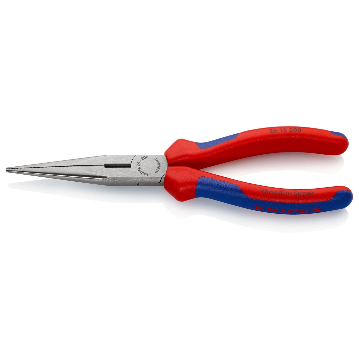 Knipex 26 12 200 - Alicate de montaje boca cigüeña 200 mm con mangos bicomponentes - Ferrotecnia