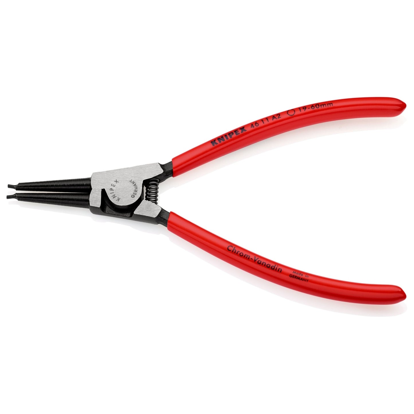 Knipex 46 11 A2 - Alicate recto para arandelas exteriores , para arandelas de 19 a 60 mm - Ferrotecnia
