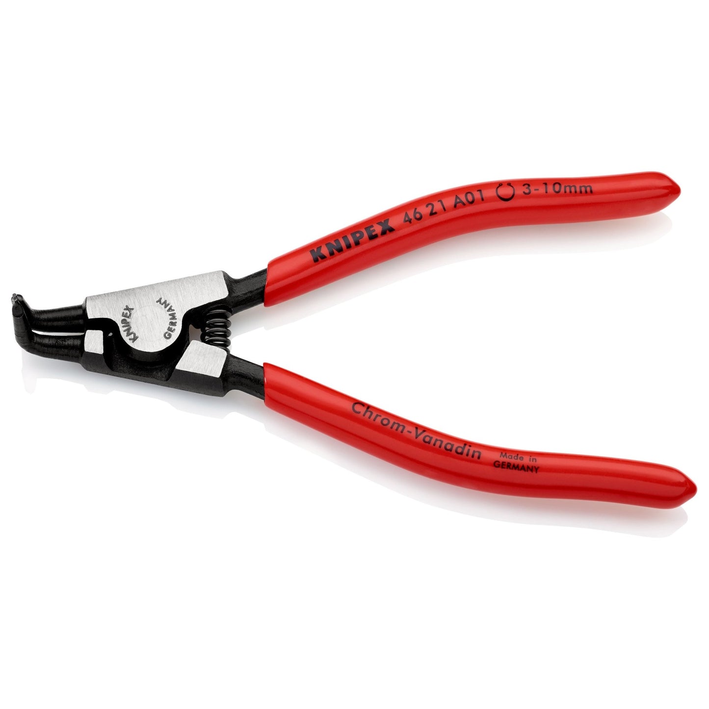 Knipex 46 21 A01 - Alicate con boca a 90º para arandelas exteriores , para arandelas de 3 a 10 mm - Ferrotecnia