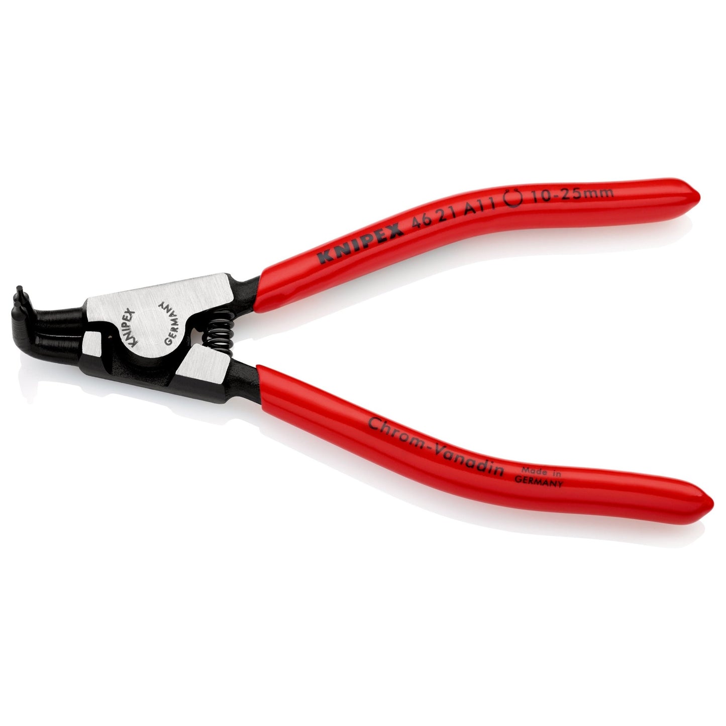 Knipex 46 21 A11 - Alicate con boca a 90º para arandelas exteriores , para arandelas de 10 a 25 mm - Ferrotecnia