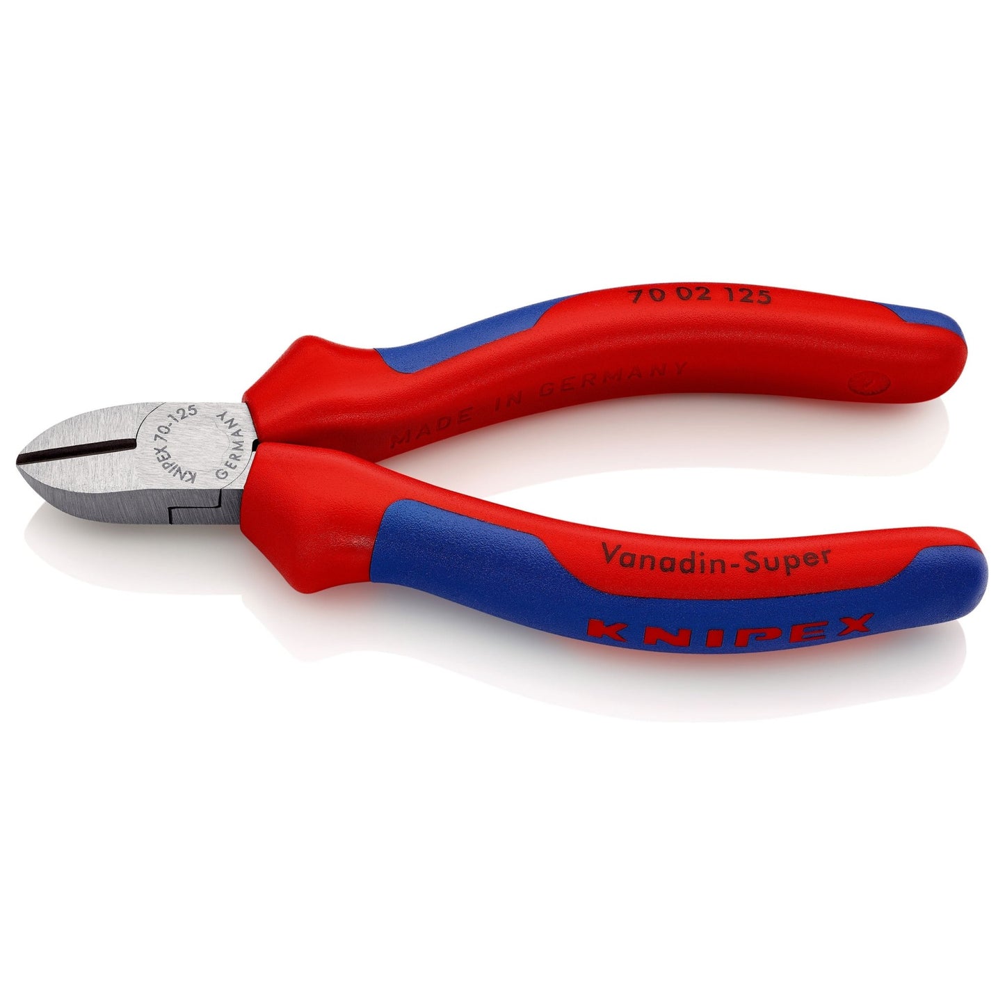 Knipex 70 02 125 - Alicate de corte diagonal 125 mm con mangos bicomponentes - Ferrotecnia