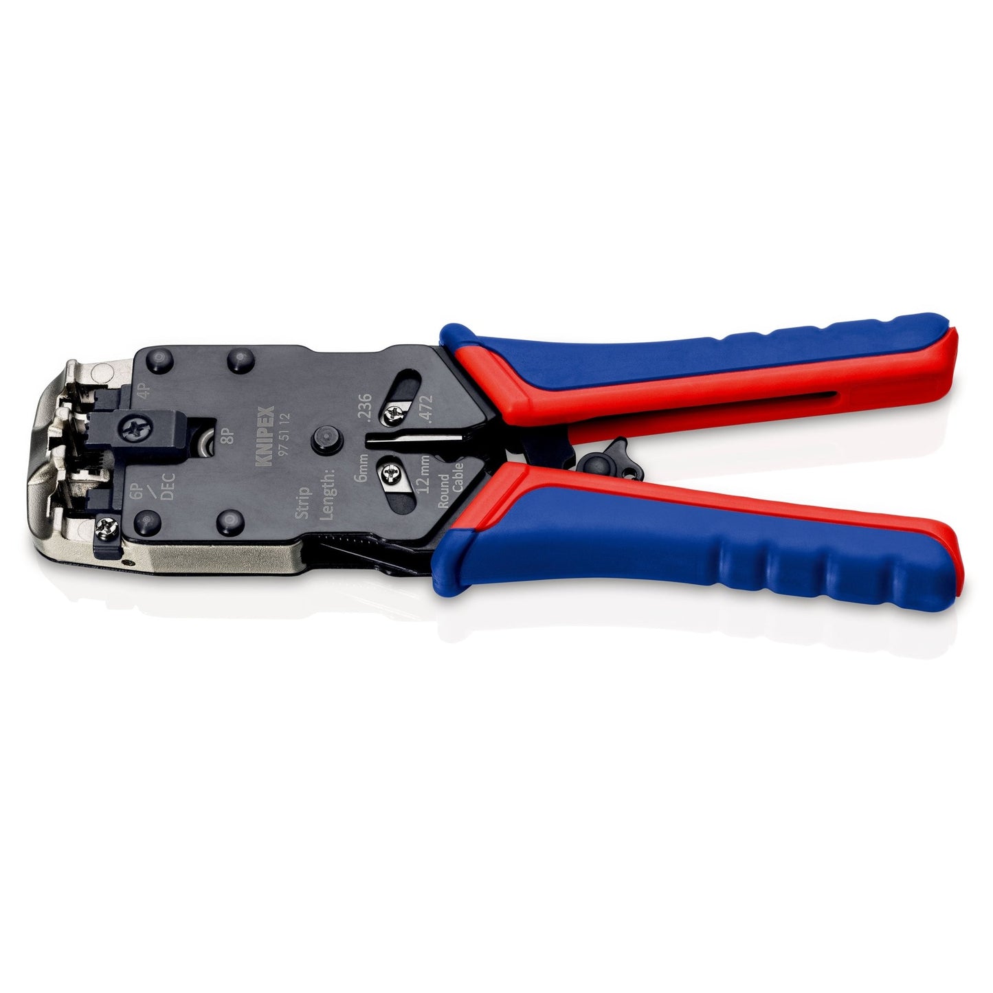 Knipex 97 51 12 - Crimpadora para terminales Western RJ10/11/12/45 - Ferrotecnia