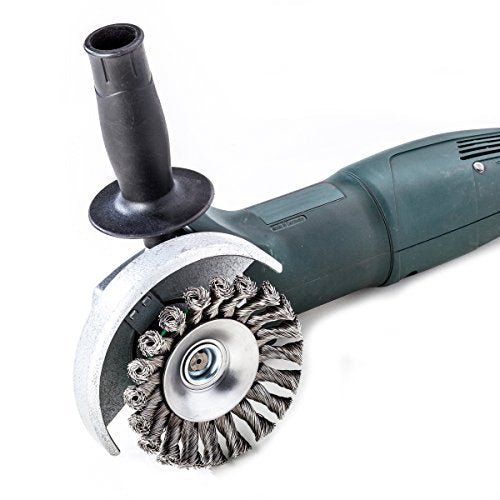 LessMann 471757 - Cepillo cónico LessMann 100x12 mm./M14x2,0 mm. alambre de acero inoxidable trenzado ROH 0,30 - Ferrotecnia