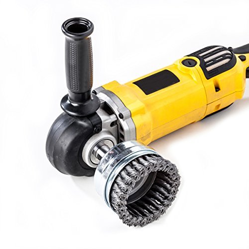 LessMann 486217 - Cepillo taza LessMann 100 mm./M14x2,0 mm. alambre de acero trenzado STH 0,50 - Ferrotecnia