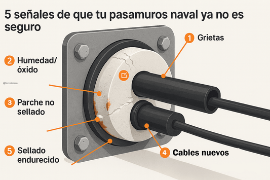⚠️ 5 señales de que tu pasamuros naval ya no es seguro - Ferrotecnia
