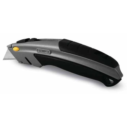 Stanley 0-10-788 - Cuchillo Profesional, Negro, Plata