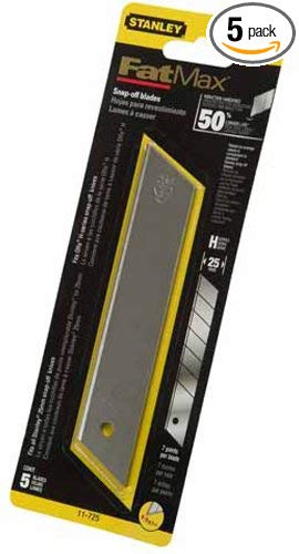 Stanley 0-11-725 - Hojas segmentadas FatMax 25 mm (5 uds)