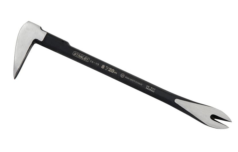 Stanley 0-55-114 - Mini palancas de barra de demolición de acero al carbono de precisión, 254 mm