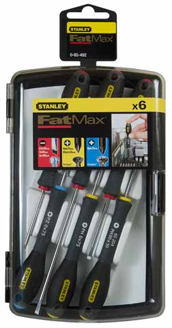 Stanley 0-65-492 - Juego 6 destornilladores de precisión FatMax