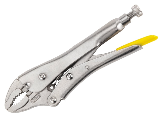 Stanley 0-84-809 - Mordaza bloqueable Maxsteel boca curva de 225 mm