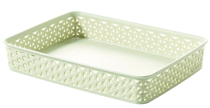 Curver - Bandeja Organizadora A4 MyStyle Rectangular - Color Blanco Roto