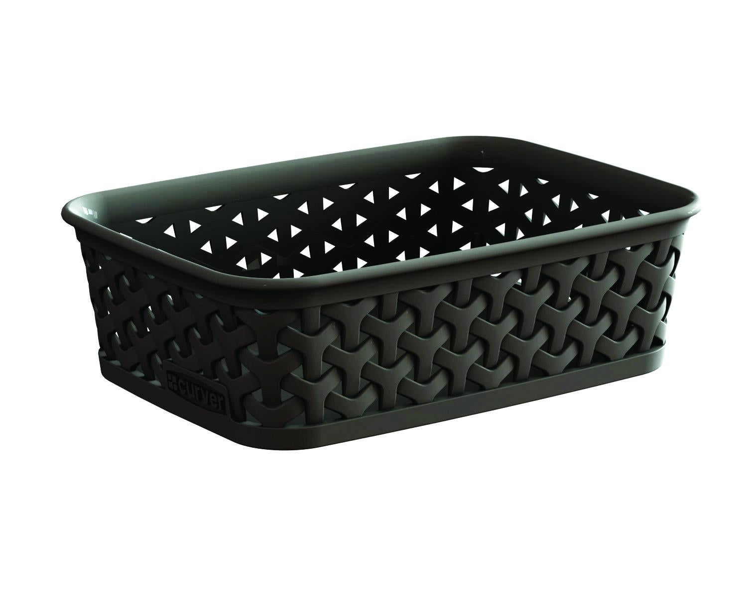 Curver - Cesta organizadora A6, marron oscuro