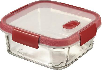 Curver Cook Recipiente de Vidrio para Alimentos con válvula, 0.7 L