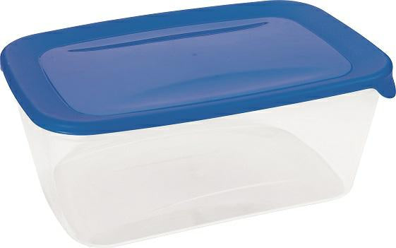 Curver Contenedores de Alimentos-congelador Segura Rectangular de plástico con Tapa Azul (3 l) EF503758