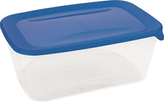 Curver Contenedores de Alimentos-congelador Segura Rectangular de plástico con Tapa Azul (3 l) EF503758