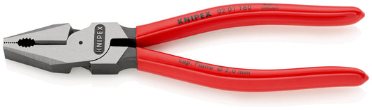 Knipex 02 01 180 - Knipex 180 mm universal force pliers. with PVC handles