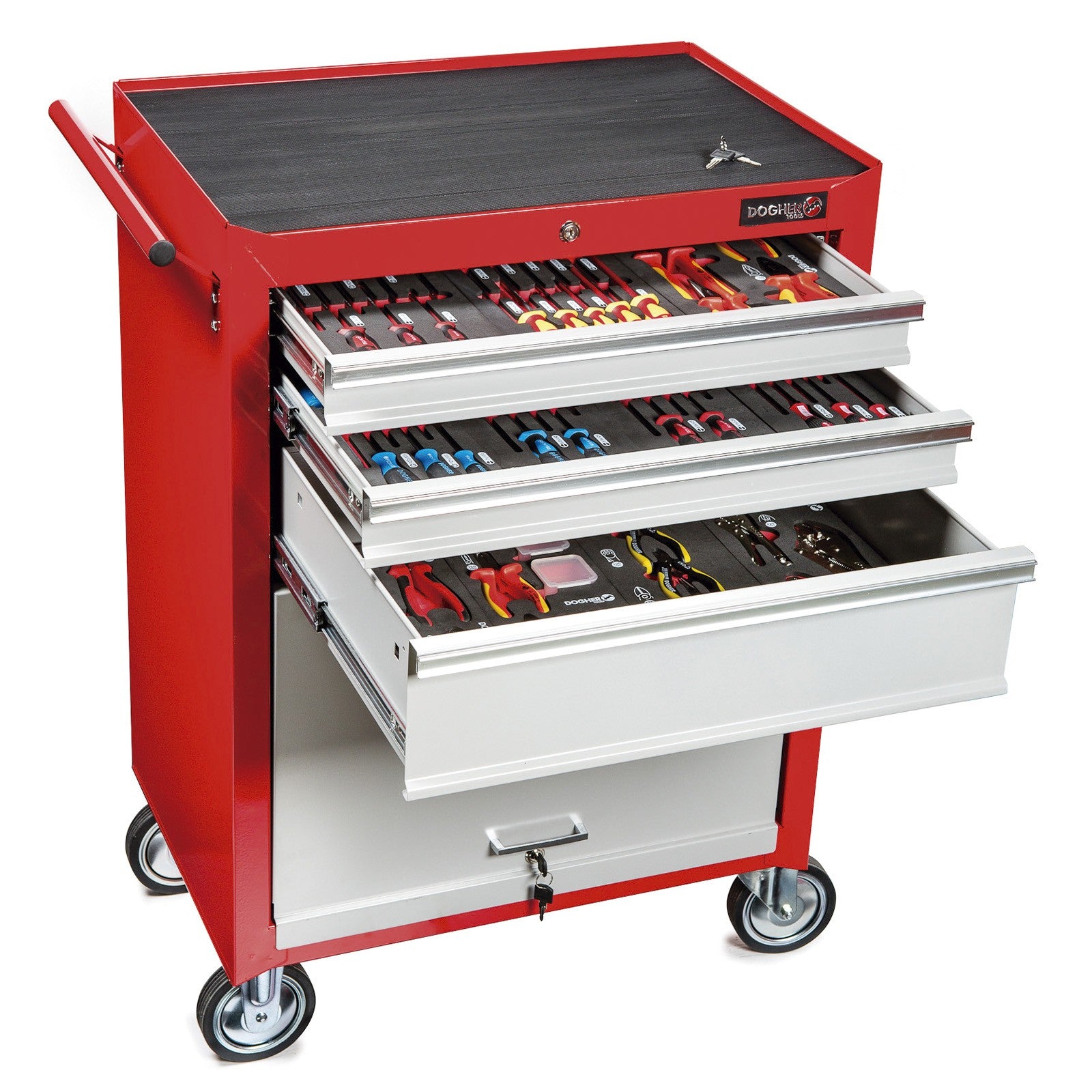Dogher 025-008 - Carro Taller STD 3 Cajones + 1 Almacén 680 x 458 x 995