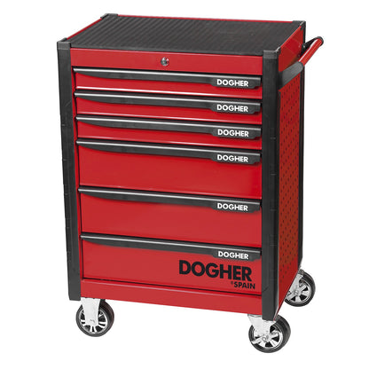 Dogher 025-563 - Carro SILVERSTONE 6 Cajones + 3 Composiciones 211 Herramientas