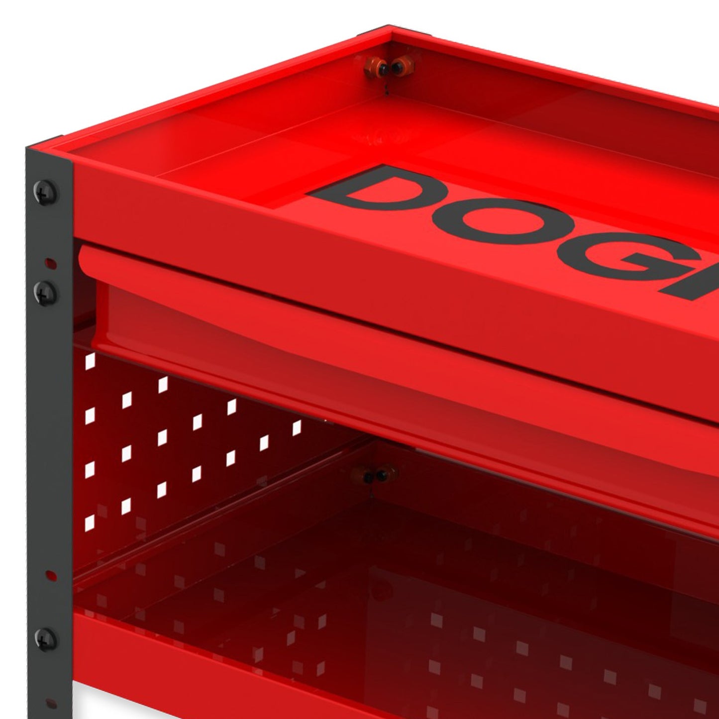 Dogher 025-029 - Carro de Servicio 675 x 390 x 705 3 Bandejas y Cajón