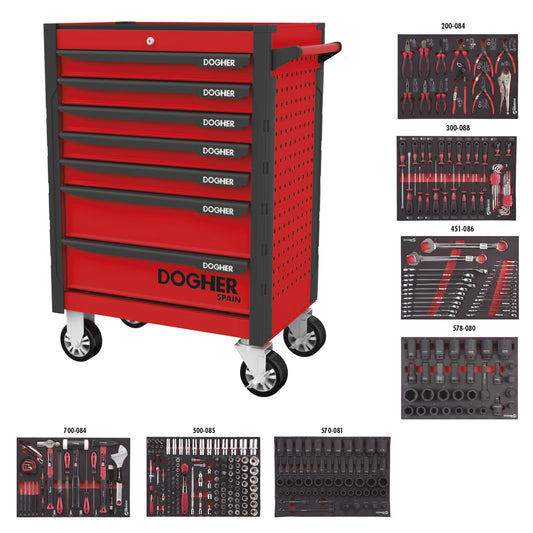 Dogher 025-713 - C.Mecanico Ind.Tooltruck F1-7Cja.305Hta