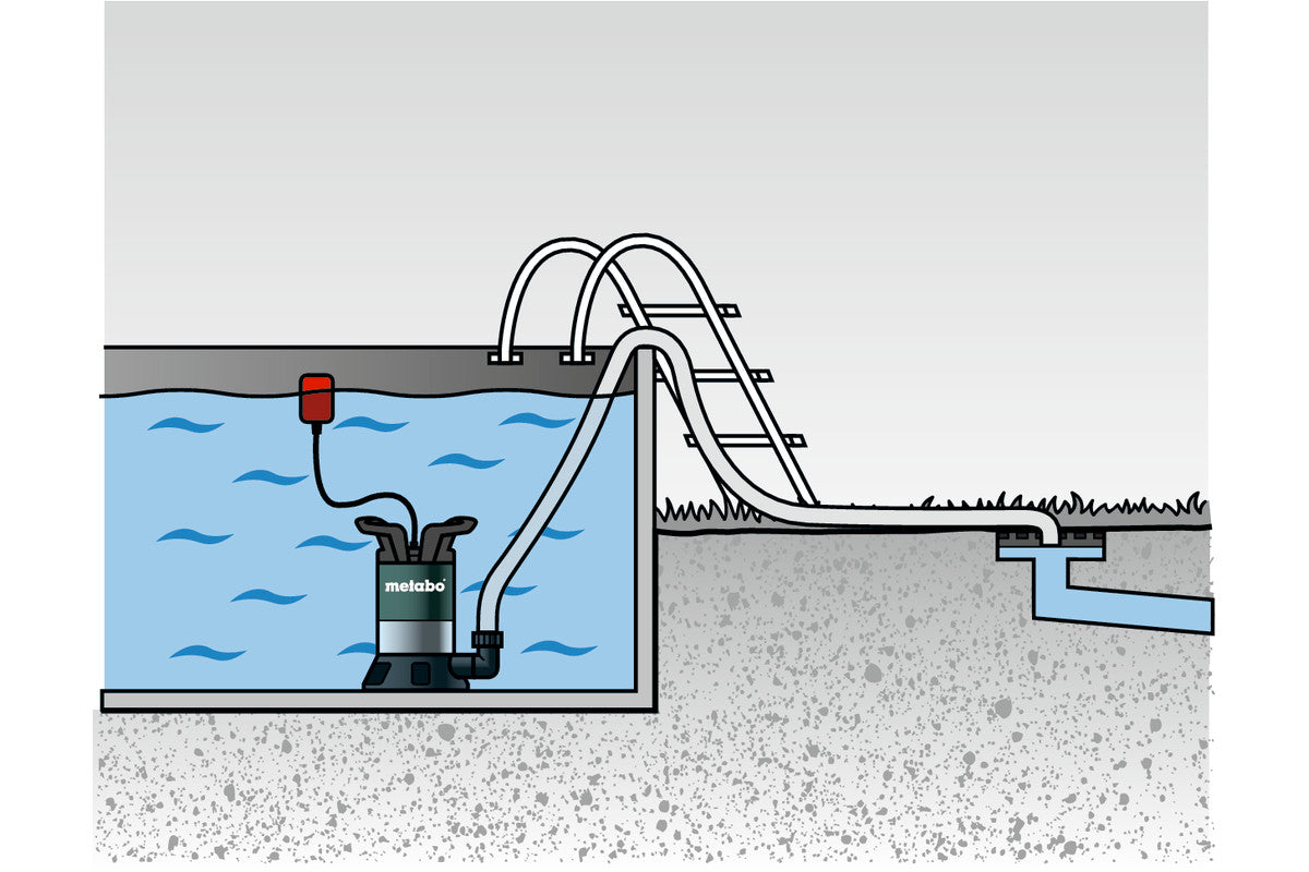 Metabo 0250800000 - Bomba sumerg, agua limpia TP 8000 S