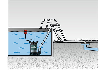 Metabo 0250800000 - Bomba sumerg, agua limpia TP 8000 S