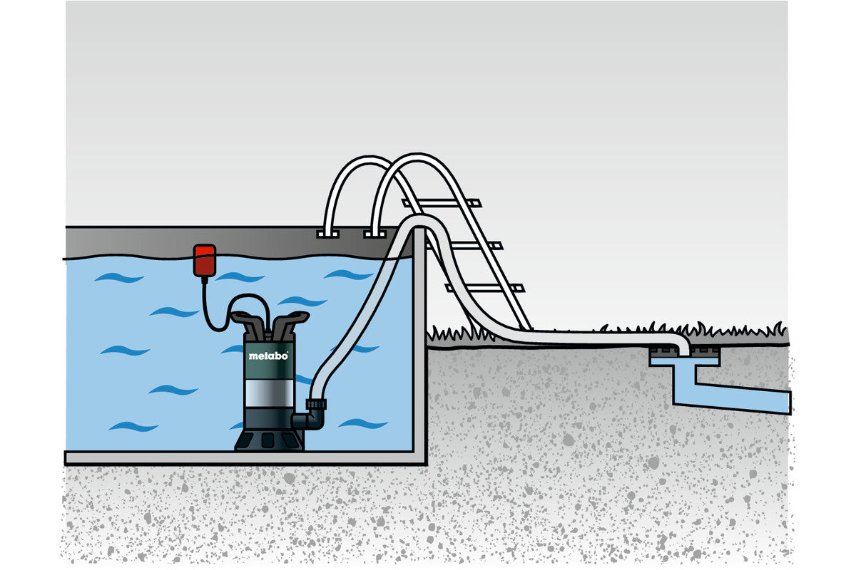 Metabo 0251500000 - Bomba sumergible para aguas sucias PS 15000 S