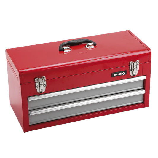 Dogher 026-003 - Caja Herramientas Metal 1 Bandeja + 2 Cajones .510 x 218 x 250