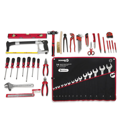 Dogher 026-500 - Caja Herramientas Metal 5 Bandejas + 50 Herramientas