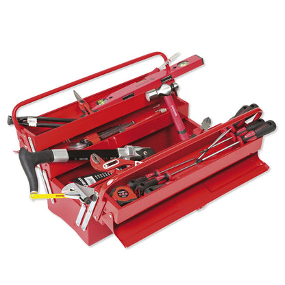 Dogher 026-500 - Caja Herramientas Metal 5 Bandejas + 50 Herramientas