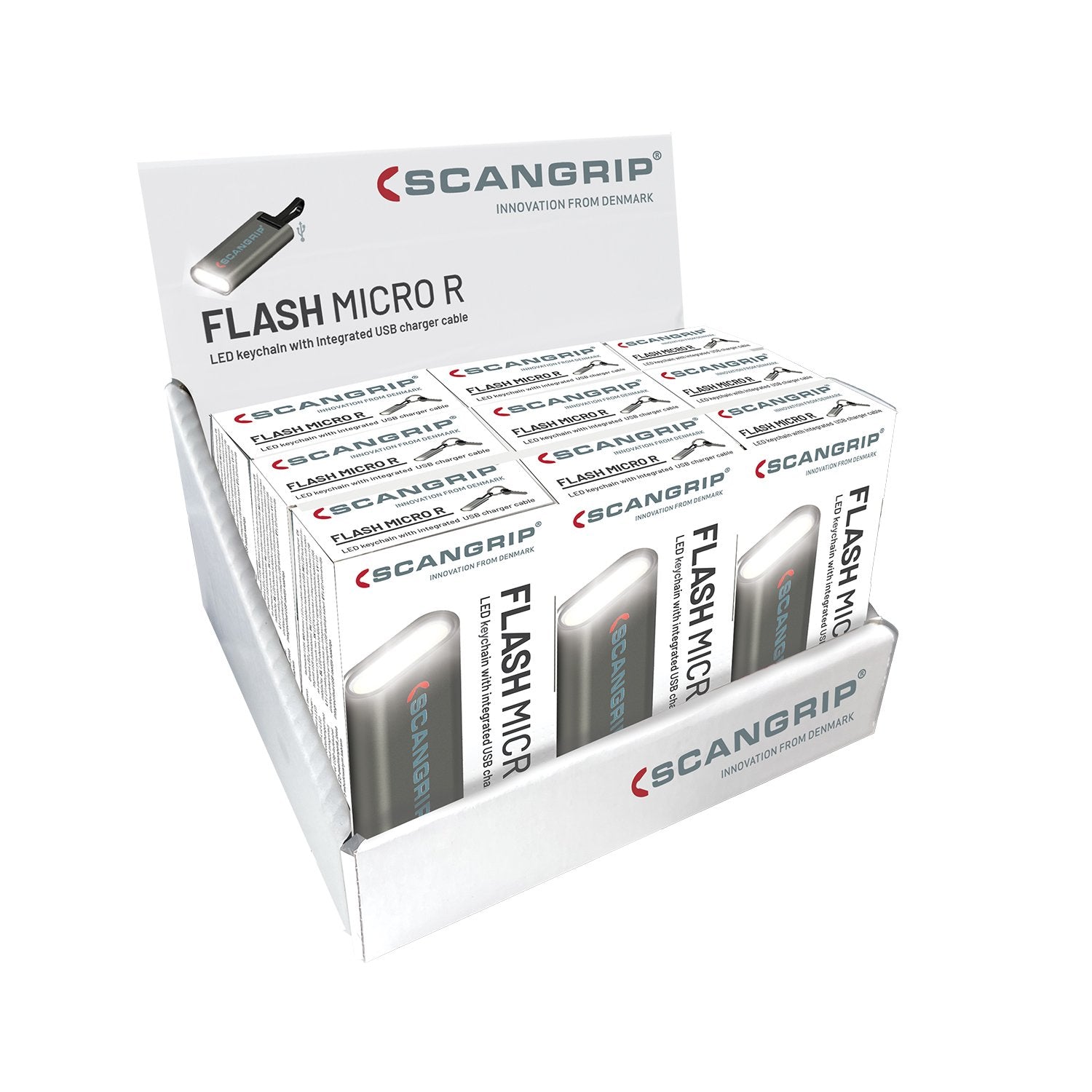 Scangrip 03.5113 - Linterna FLASH MICRO R