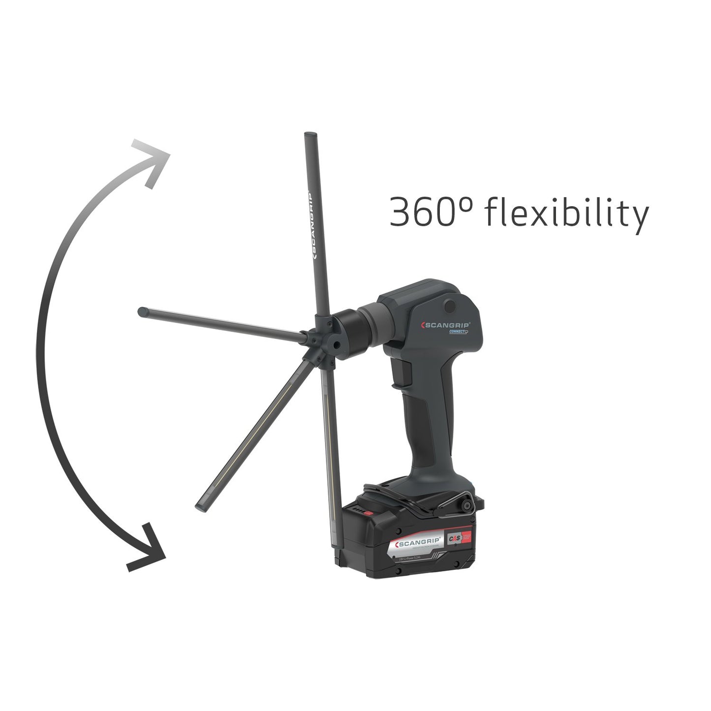 Scangrip 03.5693C - Lámpara de trabajo MULTILIGHT FLEX CONNECT