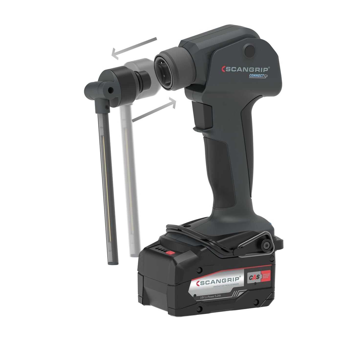 Scangrip 03.5693C - Lámpara de trabajo MULTILIGHT FLEX CONNECT