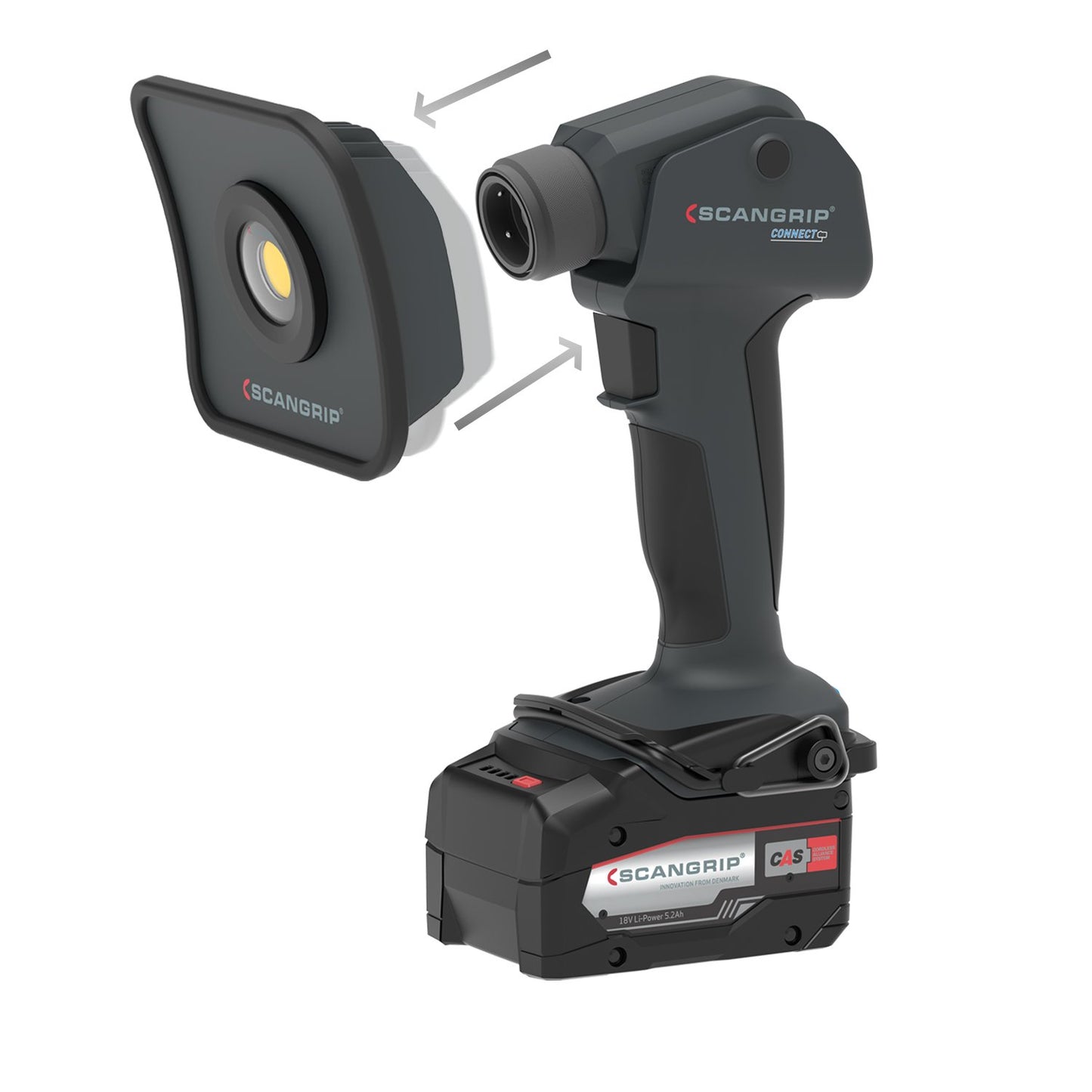 Scangrip 03.5694C - Lámpara de trabajo MULTILIGHT FLOOD CONNECT