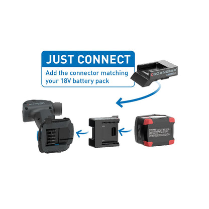 Scangrip 03.5696C - Lámpara de trabajo MULTILIGHT BODY CONNECT