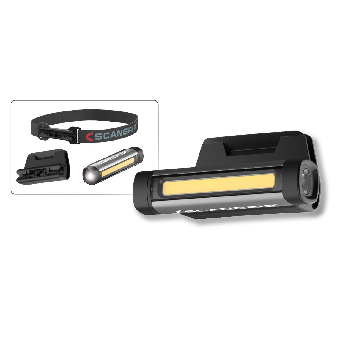 Scangrip 03.5811 - Lámpara frontal FLEX WEAR KIT
