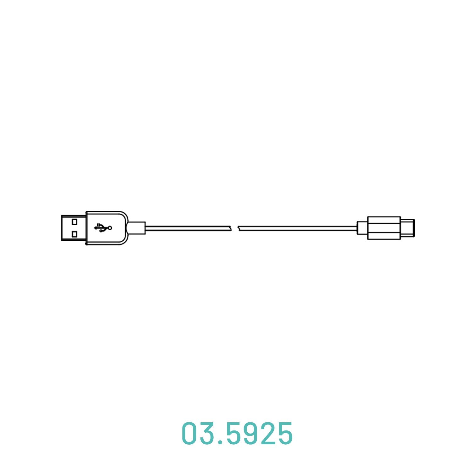 Scangrip 03.5925 - Accesorio USB-C CABLE