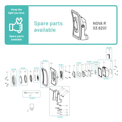 Scangrip 03.6201 - Foco compacto NOVA R