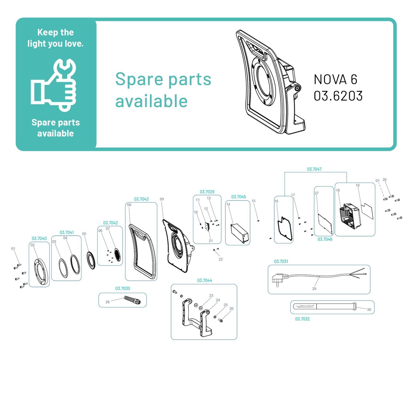 Scangrip 03.6203 - Foco NOVA 6