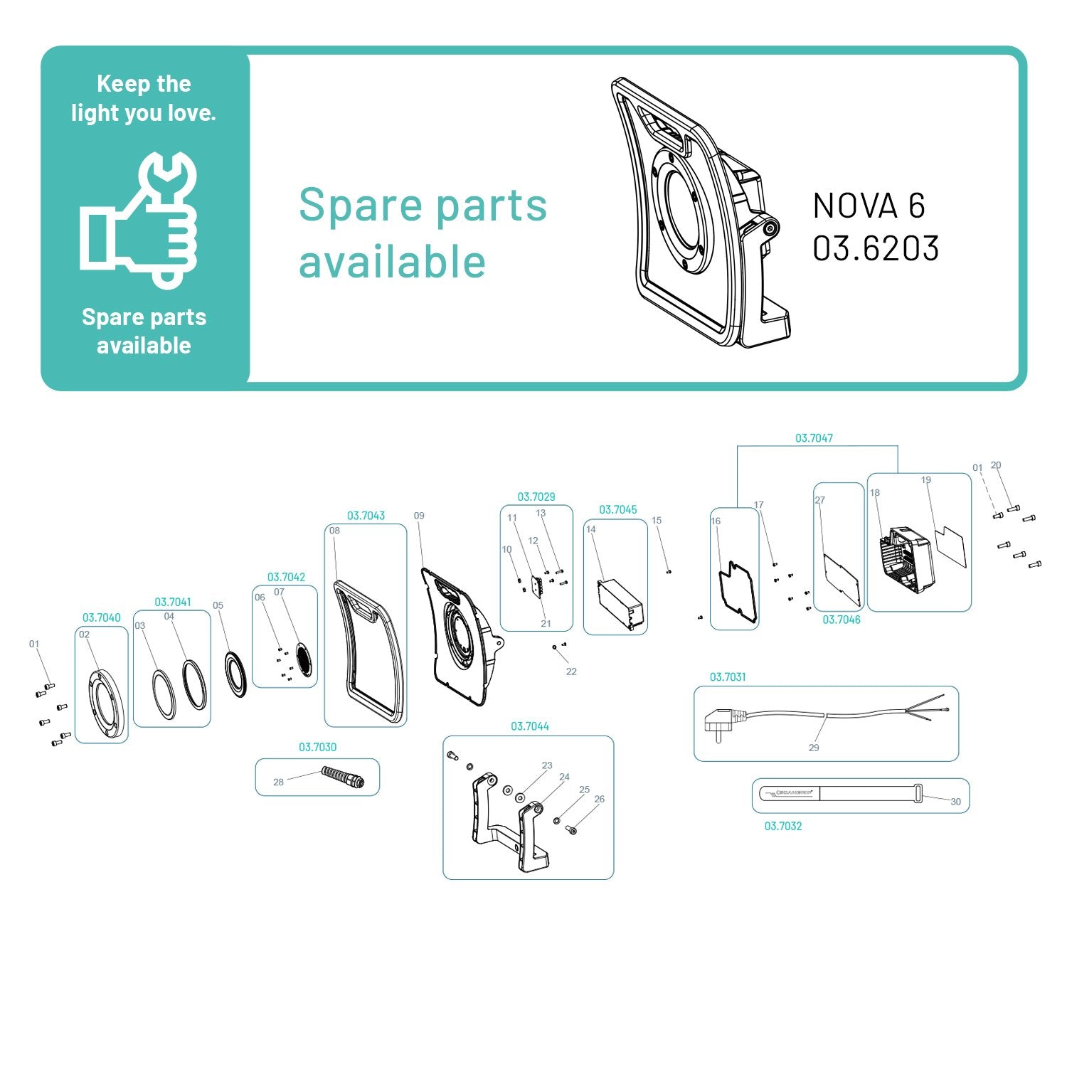 Scangrip 03.6203 - Foco NOVA 6