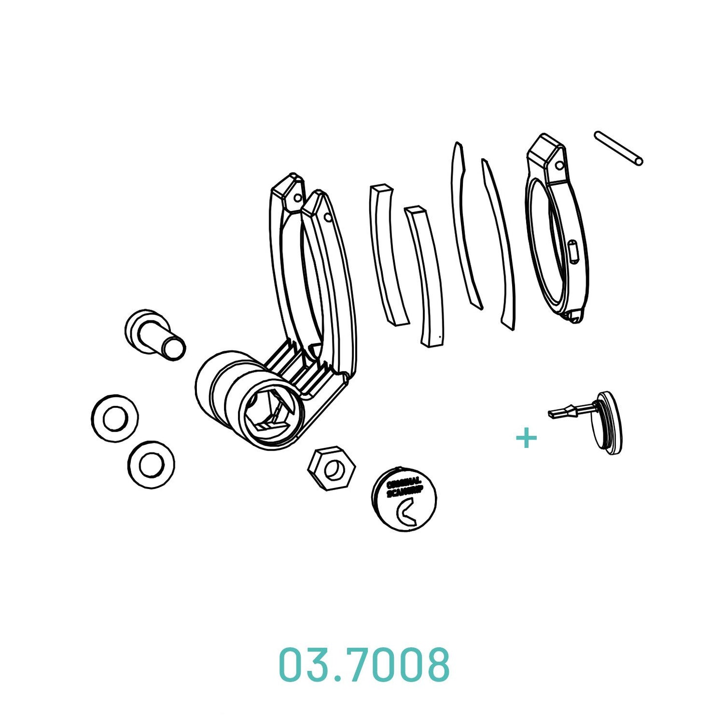 Scangrip 03.7008 - Recambio STAND KIT